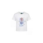 LJK-FROZEN Kız Çocuk Beyaz Kısa Kollu Tişört 9-10 Yaş Beden GL FROZEN-1 Modeli