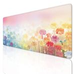 Ljpsse Bahçe Büyük Fare Altlığı Oyun Mouse Pad Büyük 61 x 30 cm Klavye Mat Kaymaz Kauçuk Tabanlı, Mousepad Yıkanabilir Genişletilmiş Büyük Fare Paspasları, Ev Ofis Çalışmaları için Fare Altlığı 3-338