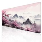 Ljpsse Dışında Büyük Fare Altlığı Oyun Mouse Pad Büyük 24x12 inç Klavye Mat Kaymaz Kauçuk Tabanlı, Mousepad Yıkanabilir Genişletilmiş Büyük Fare Paspasları, Ev Ofis Çalışmaları için Fare Altlığı 3-636