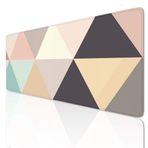 Ljpsse Geometri Büyük Fare Altlığı Oyun Mouse Pad Büyük 61 x 30 cm Klavye Mat Kaymaz Kauçuk Tabanlı, Mousepad Yıkanabilir Genişletilmiş Büyük Fare Paspasları, Ev Ofis Çalışmaları için Fare Altlığı 3-374