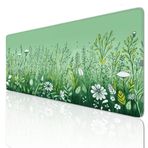 Ljpsse Grass Büyük Fare Altlığı Oyun Mouse Pad Büyük 24x12 inç Klavye Mat Kaymaz Kauçuk Tabanlı, Mousepad Yıkanabilir Genişletilmiş Büyük Fare Paspasları, Ev Ofis Çalışmaları için Fare Altlığı 3-410