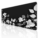 Ljpsse Kömür Rengi Büyük Fare Altlığı Oyun Mouse Pad Büyük 24x12 inç Klavye Mat Kaymaz Kauçuk Tabanlı, Mousepad Yıkanabilir Genişletilmiş Büyük Fare Paspasları, Ev Ofis Çalışmaları için Fare Altlığı 3-132