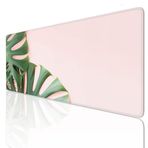 Ljpsse Leaves Büyük Fare Altlığı Oyun Mouse Pad Büyük 61 x 30 cm Klavye Mat Kaymaz Kauçuk Tabanlı, Mousepad Yıkanabilir Genişletilmiş Büyük Fare Paspasları, Ev Ofis Çalışmaları için Fare Altlığı 3-490