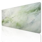 Ljpsse Mermer Büyük Fare Altlığı Oyun Mouse Pad Büyük 61 x 30 cm Klavye Mat Kaymaz Kauçuk Tabanlı, Mousepad Yıkanabilir Genişletilmiş Büyük Fare Paspasları, Ev Ofis Çalışmaları için Fare Altlığı 3-544