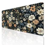 Ljpsse Plant Büyük Fare Altlığı Oyun Mouse Pad Büyük 61 x 30 cm Klavye Mat Kaymaz Kauçuk Tabanlı, Mousepad Yıkanabilir Genişletilmiş Büyük Fare Paspasları, Ev Ofis Çalışmaları için Fare Altlığı 3-694