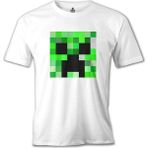 Llord T-Shirt T-Shirt Minecraft 4 Beyaz Erkek T-Shirt - XL