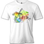 Llord T-Shirt T-Shirt Pink Floyd 2 Beyaz Erkek T-Shirt - M
