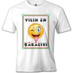 Llord T-Shirt T-Shirt Yılın En Şakacısı Beyaz Erkek T-Shirt - M