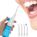 LM BODYCARE Taşınabilir Ağız Sulayıcı, Diş Temizleyici, Diş Fırçası, Kürdan, Burun Sulayıcı, Uygulama, Diş Temizleyici, Oral Hijyen, 4 Adet Nozul (Nozul)