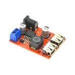 Lm2596s Cift Usb Voltaj Dusurucu (6-40 Giris-5V 3A Cikis)
