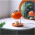 Lámpara Retro Cam Mum Isıtıcı Lamba Kısılabilir Aromaterapi Mum Lambası Başucu Masa Lambası Çalışma Ofis Ev Dekoru Mum Isıtıcı Lamba Mum Isıtıcı, Turuncu