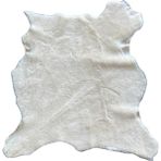 LN Leather Gerçek Koyun Postu Kısa Tüylü - Naturel Kısa Tüylü Koyun Postu - Post Paspas - Beyaz - 70 x 80 cm