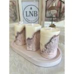 LNB Home and Style Beton Mum Pembe - 1 Adet