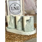 LNB Home and Style Beton Mum Yeşil - 1 Adet
