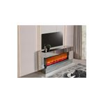 LNDHOME STORE Mirror Şömine Tv Ünitesi Tamamı Ayna Kaplamalı
