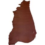LNLEATHER Özel Baskılı 2 mm Kalınlığında Vaketa Deri - 206 DESİMETREKARE - KIZIL KAHVE