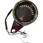 Lnshop 60 mm. Evrensel Araba Motosiklet Yakıt Göstergesi LED Işık Ekranı 12V (Yurt Dışından) - Gümüş