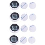 Lnshop Araba Kamyonu Motosikleti Için 4x Su Geçirmez Metre Dijital Sıcaklık Göstergeleri (Yurt Dışından)