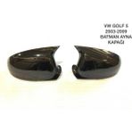 LNT Garage Volkswagen Golf 5 Jetta Mk6 Uyumlu Yarasa Ayna Kapağı Piano Black