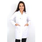 Lobby Uniform Kadın Uzun Kollu Beyaz Alpaka Kumaş Doktor Hemşire Eczacı Laborant Veteriner Öğretmen Önlüğü