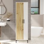L'occi Concept Harvey Çok Amaçlı Dolap Vileda Banyo Dolabı Keçe-Beyaz Hr1-Wk