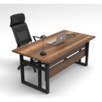 L'occi Concept March A Ofis Çalışma Masası Metal Ayaklı Barok 180cm*90cm