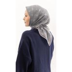 locella Soft Pamuk Eşarp Gri-7