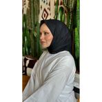 locella Soft Pamuk Eşarp Siyah-10