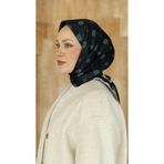 locella Soft Pamuk Eşarp Siyah Bej-14