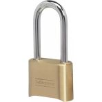 Lock 175Dlh Pirinç Şifreli Asma Kilit, 5.7 Cm Uzun Kelepçe, Dış Mekan Kullanımı