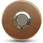 Lockway Bronz Paslanmaz Tek Kontak Zil Butonu