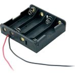 Lockway IC-234A 4\'lü Pil Kutusu Yan Yana Swıtchlı 50 Adet