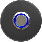 Lockway Z-101AM Antresit Paslanmaz Tek Kontak Zil Butonu Mavi LED