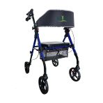 Loco Alüminyum Lüks Rollator | Hafif Gövde, Fren Sistemli, Oturmalı Yürüme Destek Aracı Plus Pr-885