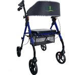 Loco Baymedikal Loco Alüminyum Lüks Rollator | Hafif Gövde, Fren Sistemli, Oturmalı Yürüme Destek Aracı Plus PR-885