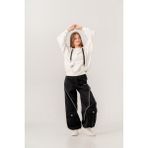Loco Loco 09-15 Yaş Kalpli Kapşonlu Sweat - Ekru - 13 - 14 Yaş