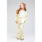 Loco Loco Kız Çocuk 1048 Gabardin Gömlek - Pantolonlu Takım - 5 - 6 Yaş - Sarı