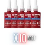 Loctite 243 - 50ML Vida Gevşemezlik Orta Mukavemet 10 Adet