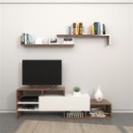 Lode Fenice Ceviz Beyaz Tv Ünitesi
