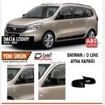 Lodgy Batman Yarasa Ayna Kapağı Piano Black / 2012 - 2021