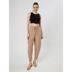 Loft Baggy Fit Bayan Pantolon - S - Bej