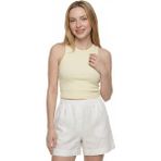Loft Crop Kadın Atlet - Light Yellow - M