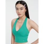 Loft Crop Kadın Atlet - M - Yeşil