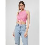 Loft Crop Kadın Atlet - Pembe