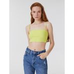 Loft Crop Kadın Atlet - S - Yeşil