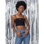 Loft Crop Kadın Atlet - Siyah