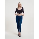 Loft Elena Slim Fit Kadın Pantolon - Denim - 25 / 28