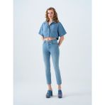 Loft Elena Slim Fit Kadın Pantolon - Denim - 27 / 30