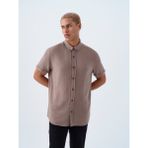 Loft Erkek Gömlek - Vizon - 2XL