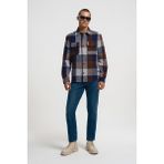 Loft Erkek Gri Regular Fit Erkek Gömlek U.kol LF2033513 - 2XL